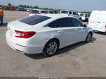 2019 Honda Accord Lx White vin: 1HGCV1F18KA088895