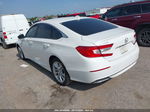 2019 Honda Accord Lx White vin: 1HGCV1F18KA088895