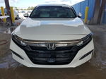 2019 Honda Accord Lx White vin: 1HGCV1F18KA112287