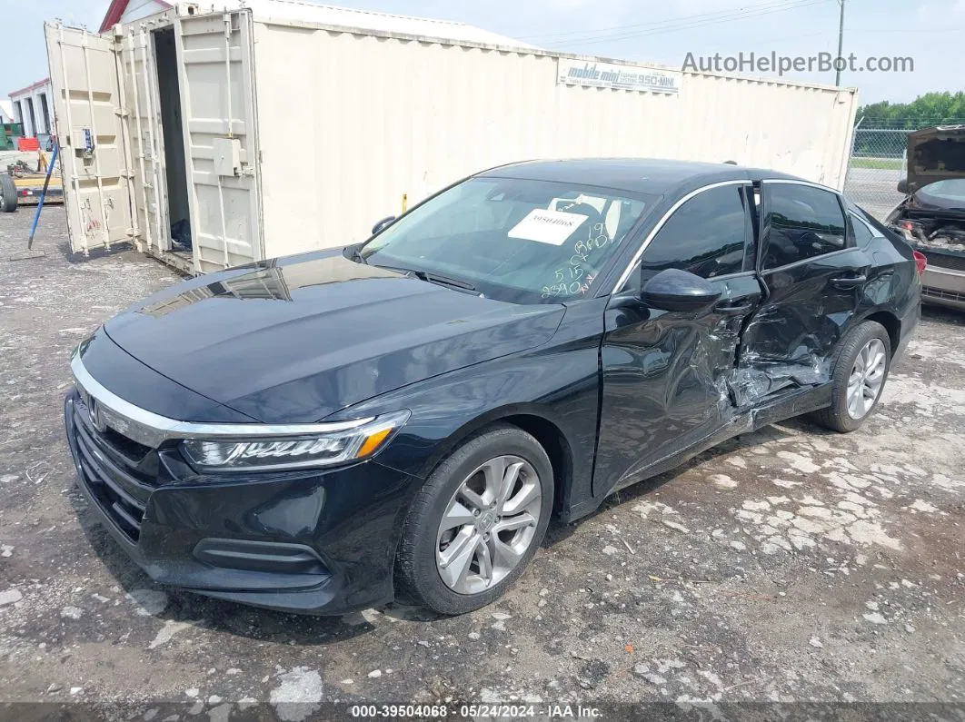 2019 Honda Accord Lx Black vin: 1HGCV1F18KA142390