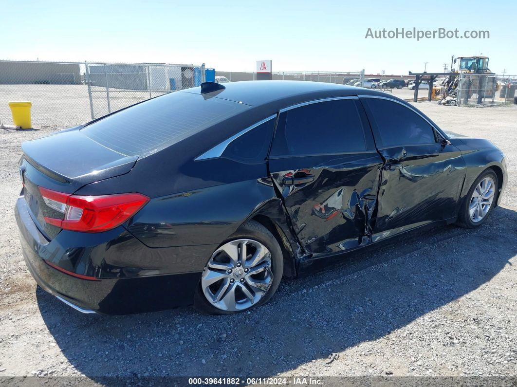 2019 Honda Accord Lx Black vin: 1HGCV1F18KA145225