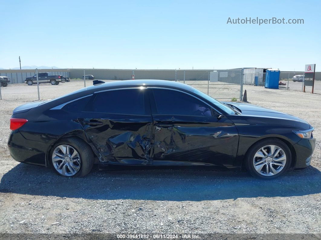 2019 Honda Accord Lx Black vin: 1HGCV1F18KA145225