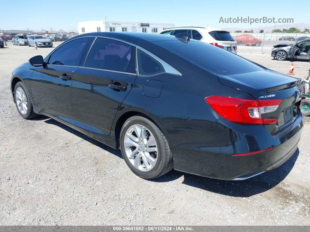 2019 Honda Accord Lx Black vin: 1HGCV1F18KA145225