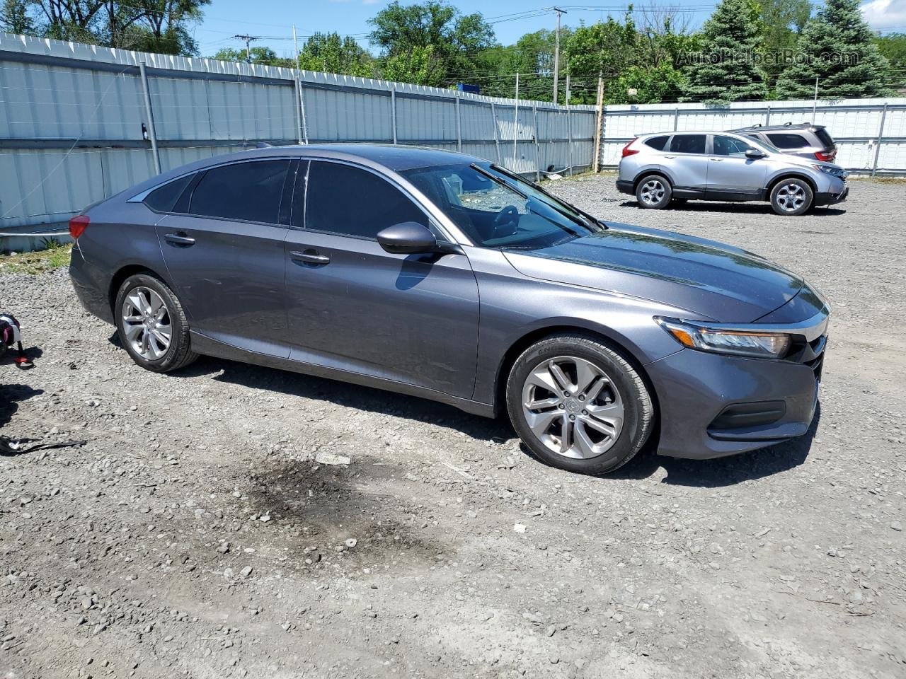 2018 Honda Accord Lx Серый vin: 1HGCV1F19JA084885