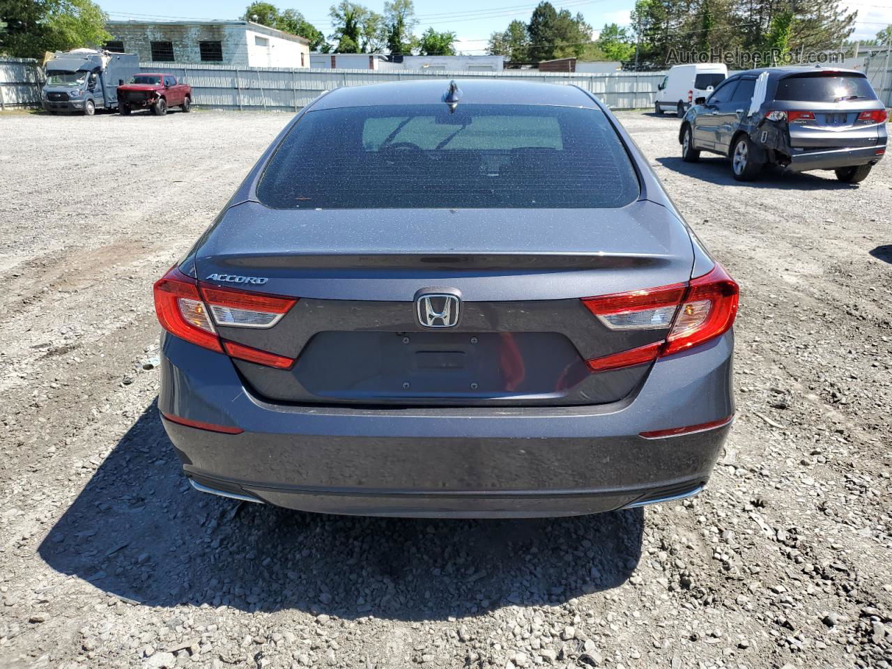 2018 Honda Accord Lx Серый vin: 1HGCV1F19JA084885