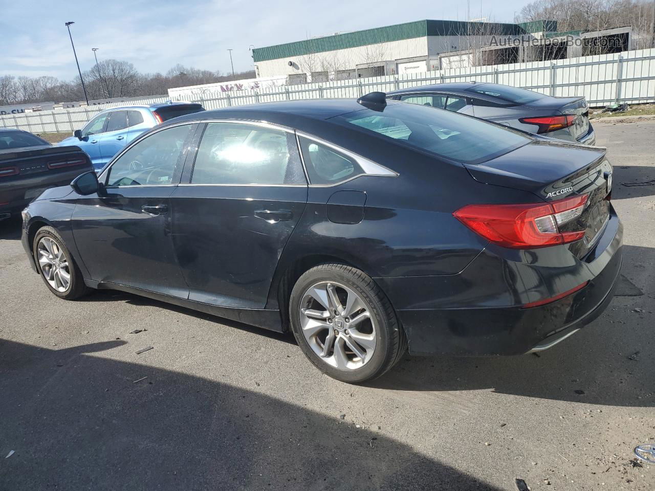 2018 Honda Accord Lx Black vin: 1HGCV1F19JA122051