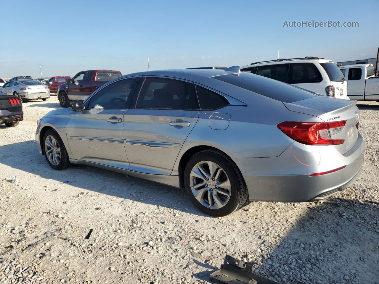 2018 Honda Accord Lx Silver vin: 1HGCV1F19JA166907