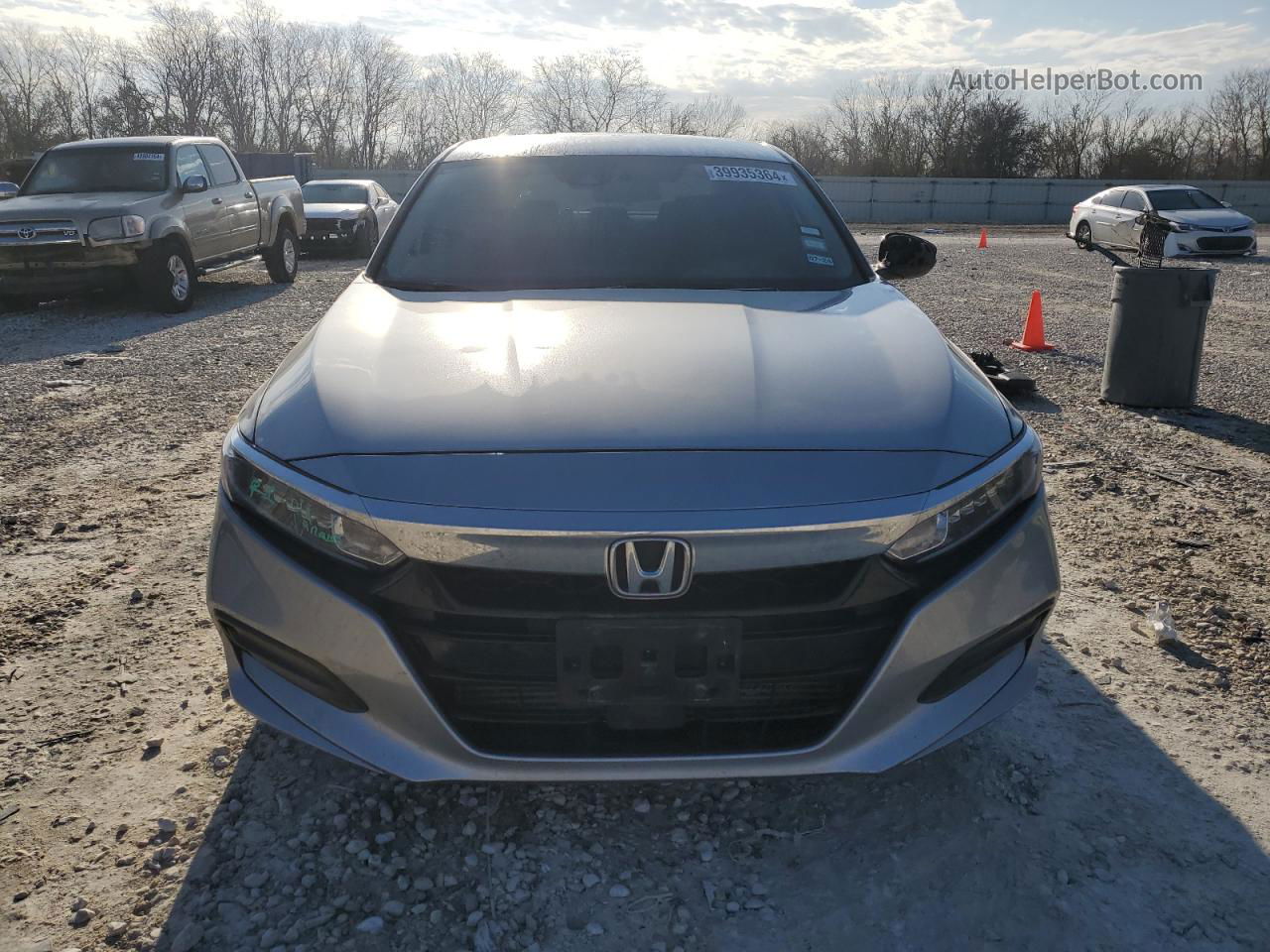 2018 Honda Accord Lx Silver vin: 1HGCV1F19JA166907