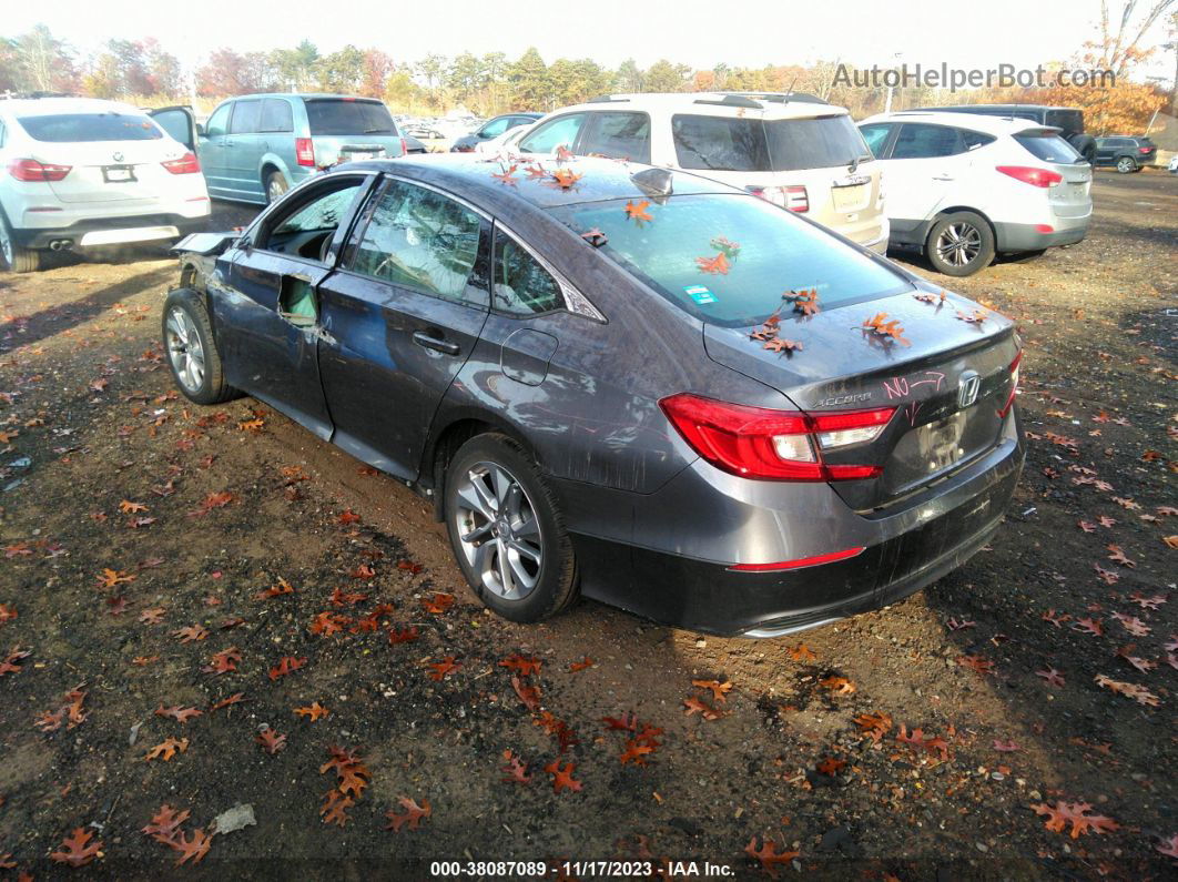 2018 Honda Accord Lx Gray vin: 1HGCV1F19JA235160