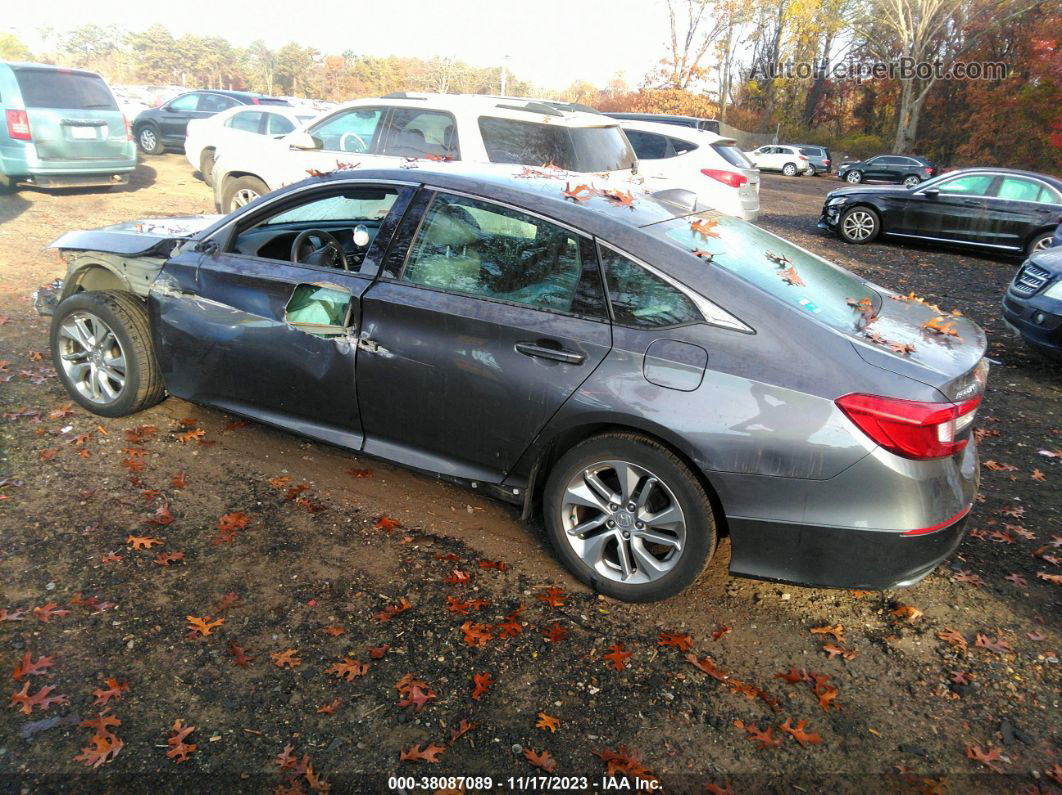 2018 Honda Accord Lx Gray vin: 1HGCV1F19JA235160