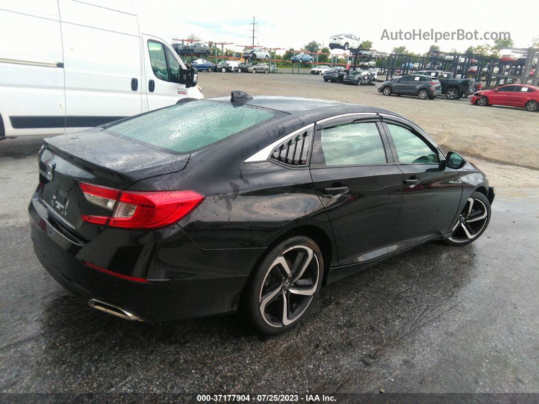 2018 Honda Accord Sedan Lx 1.5t Black vin: 1HGCV1F19JA257725