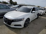 2019 Honda Accord Lx White vin: 1HGCV1F19KA011081