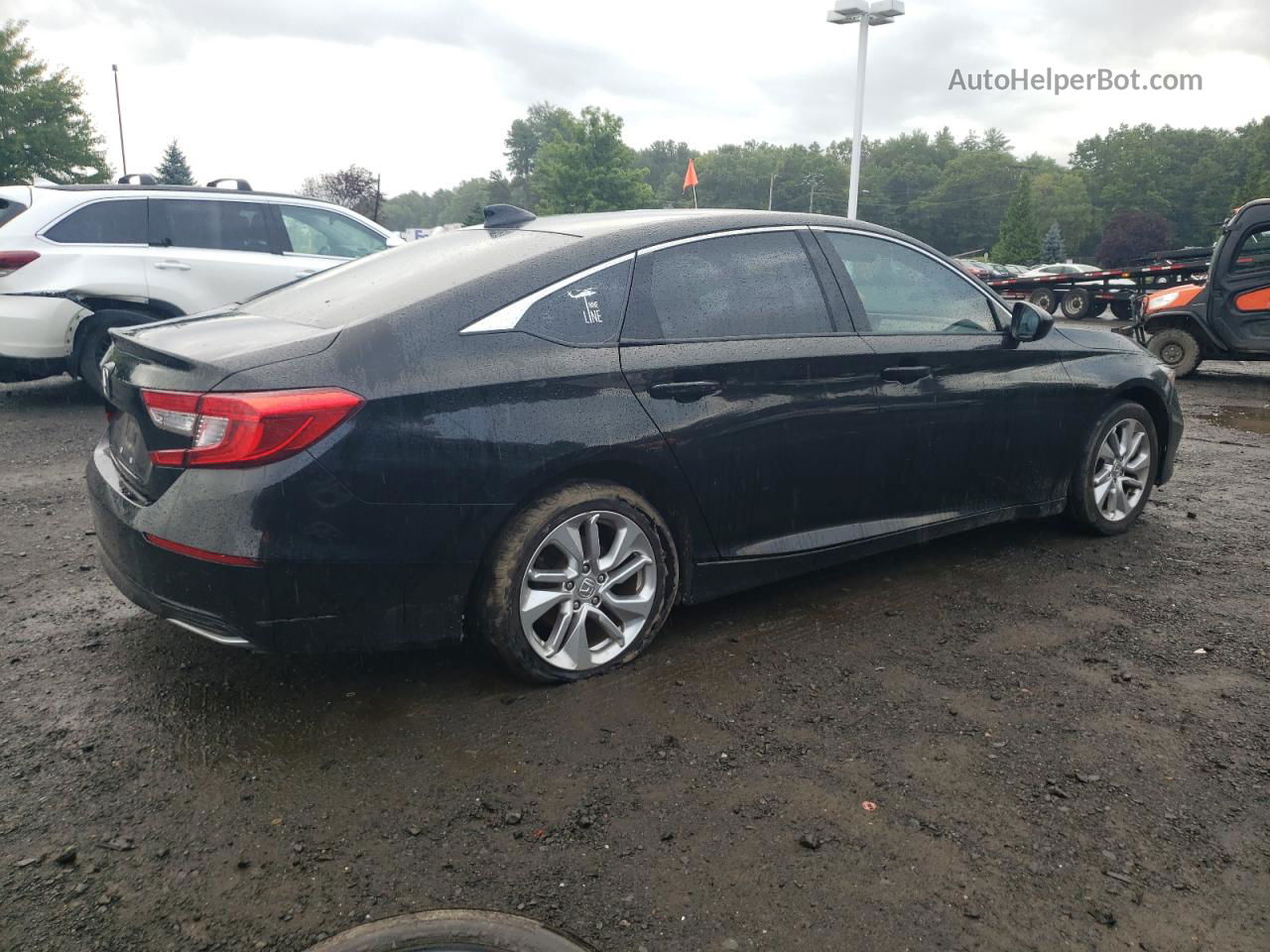 2019 Honda Accord Lx Black vin: 1HGCV1F19KA013123