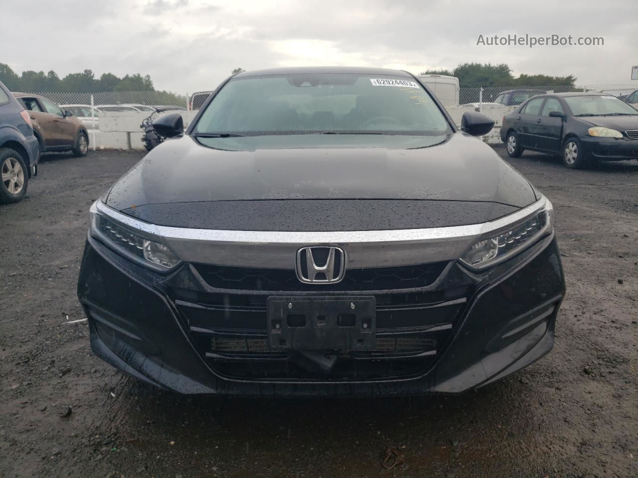 2019 Honda Accord Lx Черный vin: 1HGCV1F19KA013123