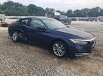 2019 Honda Accord Lx Blue vin: 1HGCV1F19KA023957