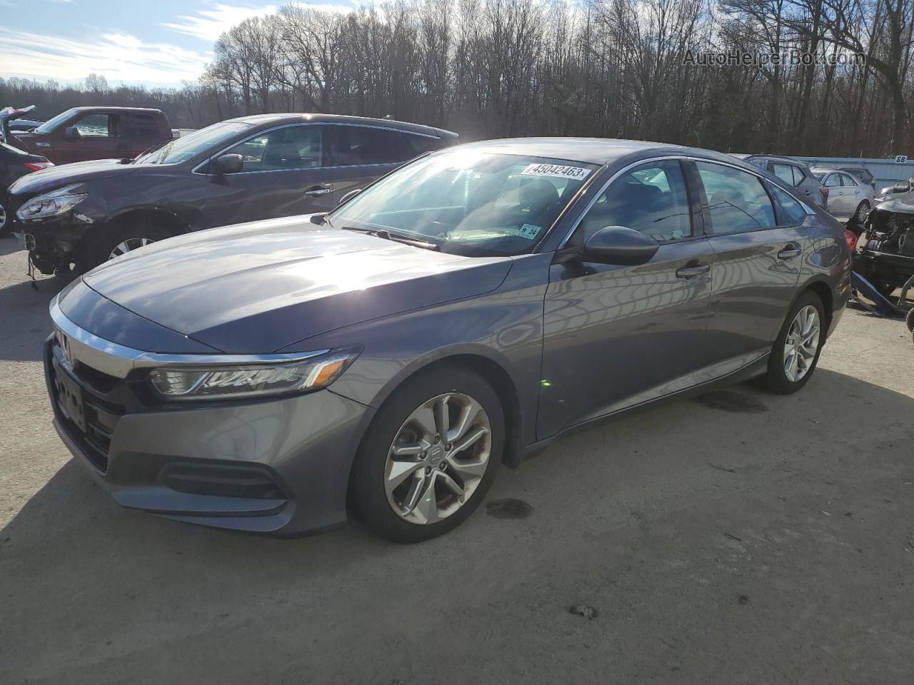 2019 Honda Accord Lx Серый vin: 1HGCV1F19KA060149