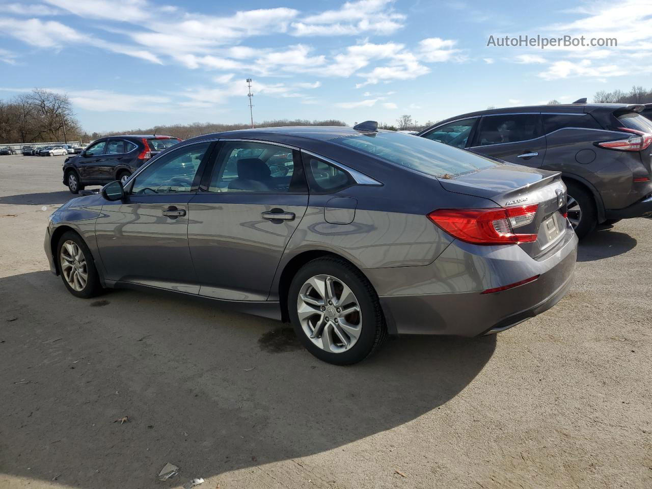 2019 Honda Accord Lx Gray vin: 1HGCV1F19KA060149