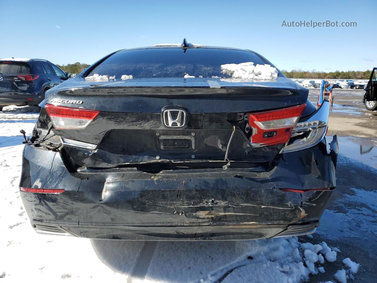 2019 Honda Accord Lx Black vin: 1HGCV1F19KA061141