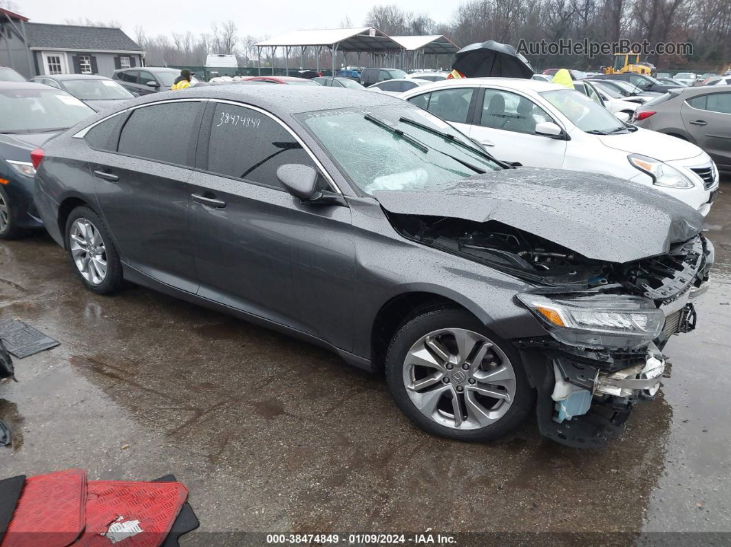 2019 Honda Accord Lx Gray vin: 1HGCV1F19KA082751