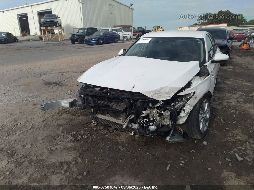 2019 Honda Accord Lx White vin: 1HGCV1F19KA125954