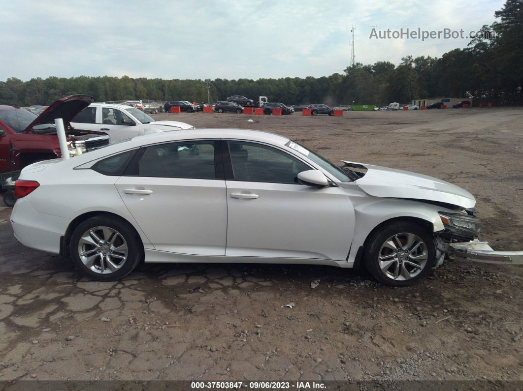 2019 Honda Accord Lx White vin: 1HGCV1F19KA125954