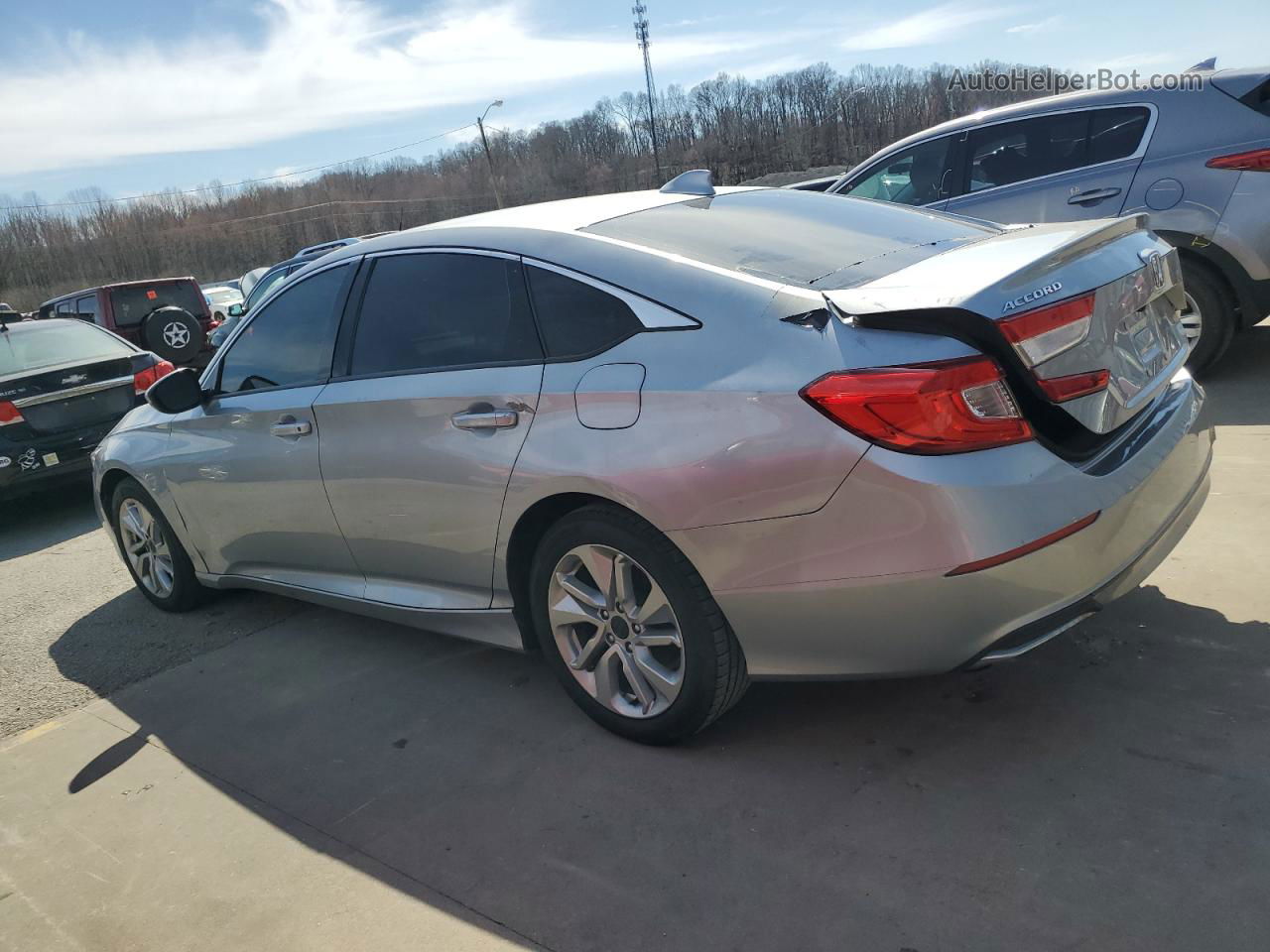 2019 Honda Accord Lx Silver vin: 1HGCV1F19KA151034