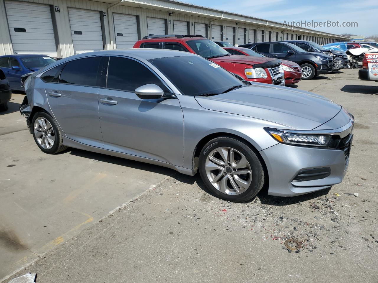 2019 Honda Accord Lx Silver vin: 1HGCV1F19KA151034