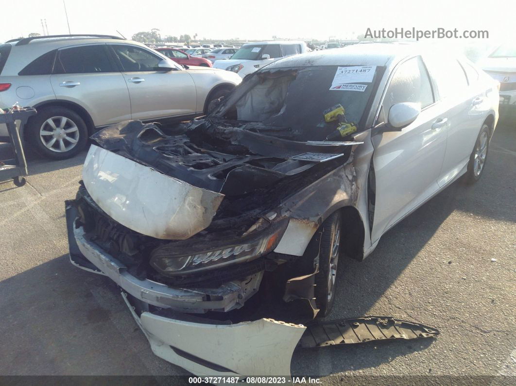 2019 Honda Accord Sedan Lx 1.5t White vin: 1HGCV1F19KA172949