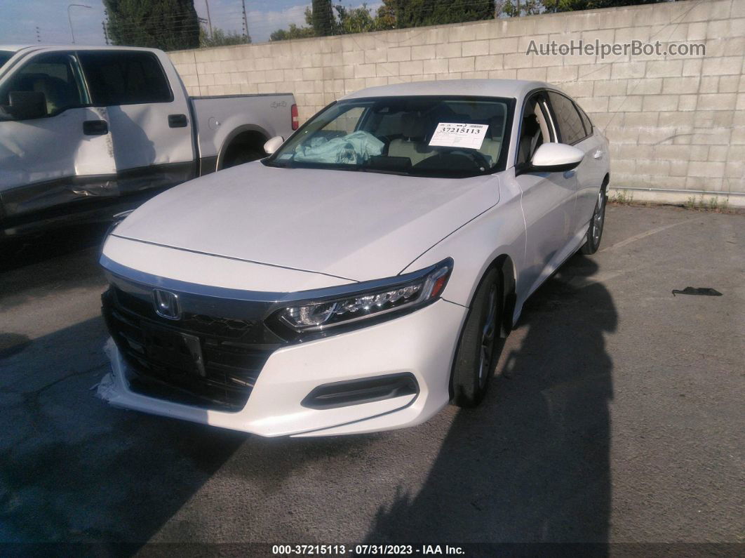 2020 Honda Accord Lx White vin: 1HGCV1F19LA017867