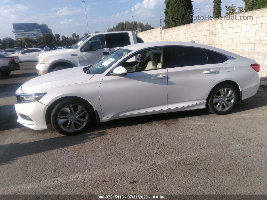 2020 Honda Accord Lx White vin: 1HGCV1F19LA017867