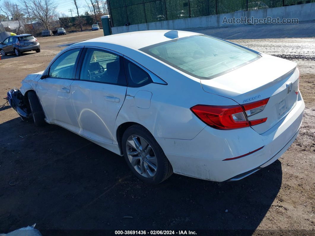 2020 Honda Accord Lx White vin: 1HGCV1F19LA034331