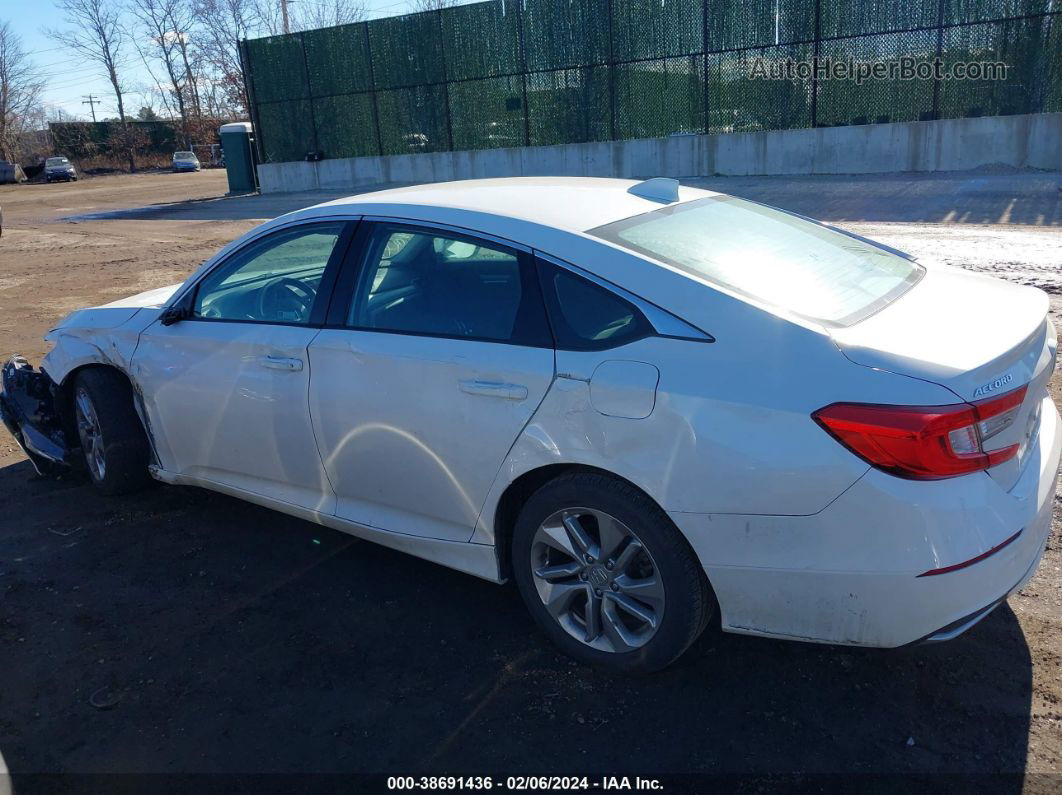 2020 Honda Accord Lx White vin: 1HGCV1F19LA034331