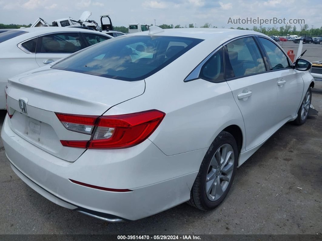 2020 Honda Accord Lx White vin: 1HGCV1F19LA058760