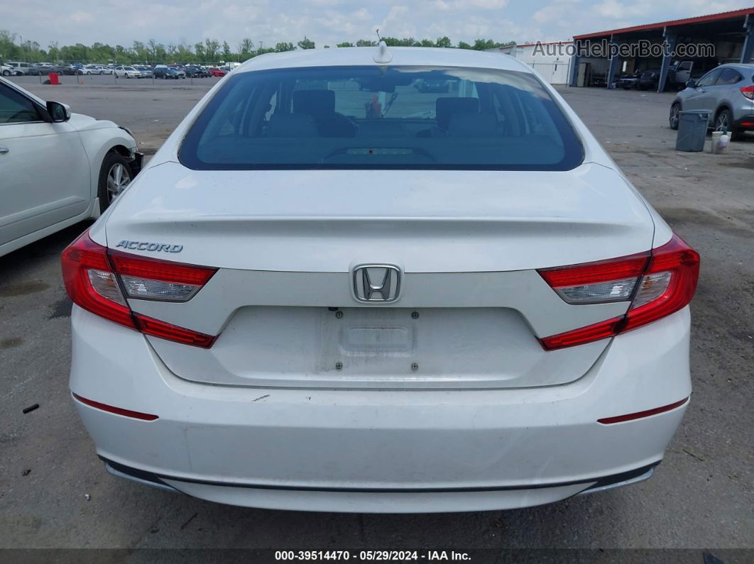 2020 Honda Accord Lx White vin: 1HGCV1F19LA058760