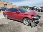 2018 Honda Accord Lx Red vin: 1HGCV1F1XJA133673