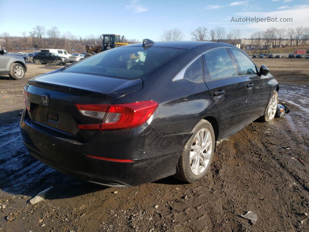 2018 Honda Accord Lx Black vin: 1HGCV1F1XJA185854