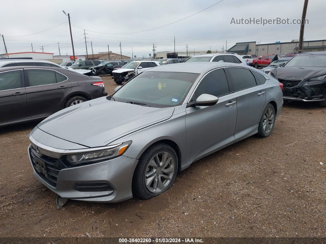 2018 Honda Accord Lx Silver vin: 1HGCV1F1XJA231571