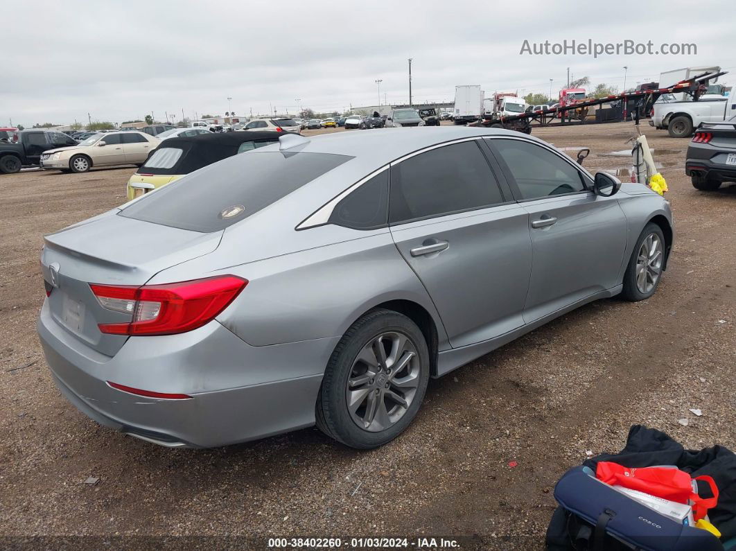 2018 Honda Accord Lx Silver vin: 1HGCV1F1XJA231571