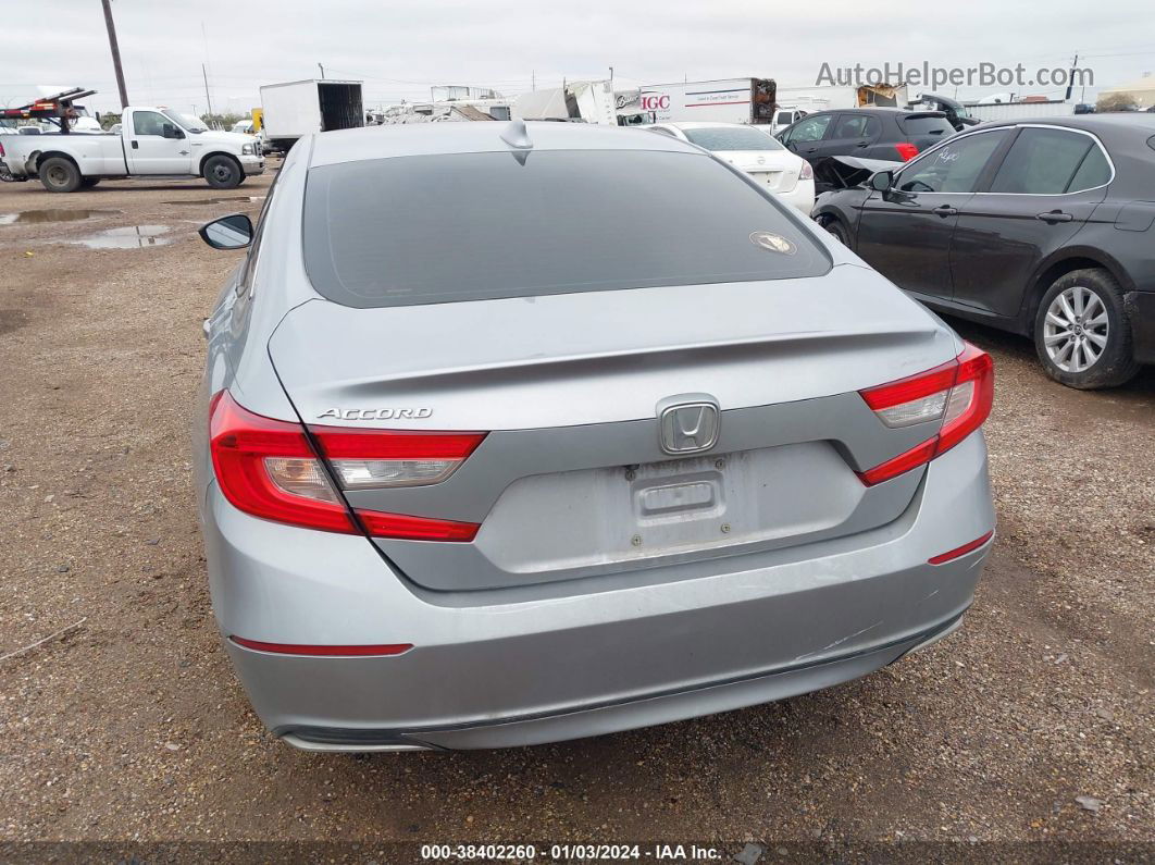 2018 Honda Accord Lx Silver vin: 1HGCV1F1XJA231571