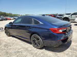 2019 Honda Accord Lx Blue vin: 1HGCV1F1XKA084461