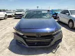 2019 Honda Accord Lx Blue vin: 1HGCV1F1XKA084461