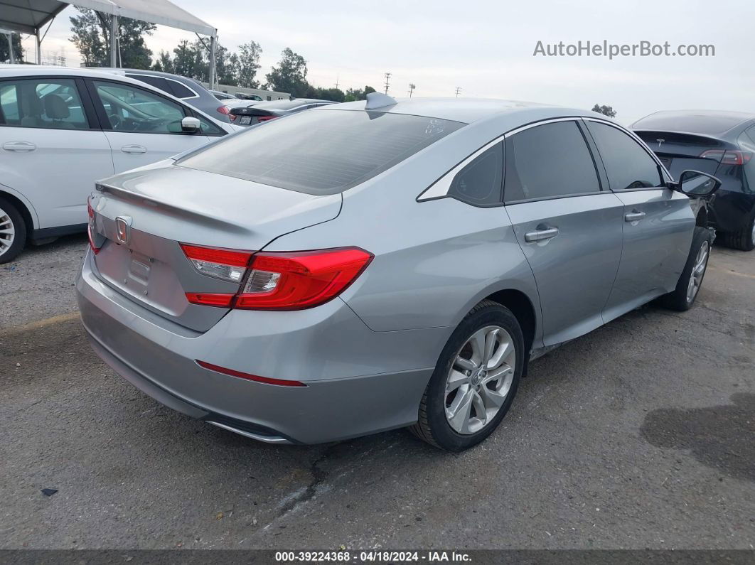 2019 Honda Accord Lx Silver vin: 1HGCV1F1XKA100741