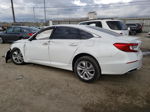 2019 Honda Accord Lx White vin: 1HGCV1F1XKA122965