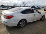 2019 Honda Accord Lx White vin: 1HGCV1F1XKA122965