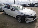 2019 Honda Accord Lx White vin: 1HGCV1F1XKA122965