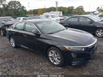 2019 Honda Accord Lx Black vin: 1HGCV1F1XKA128345