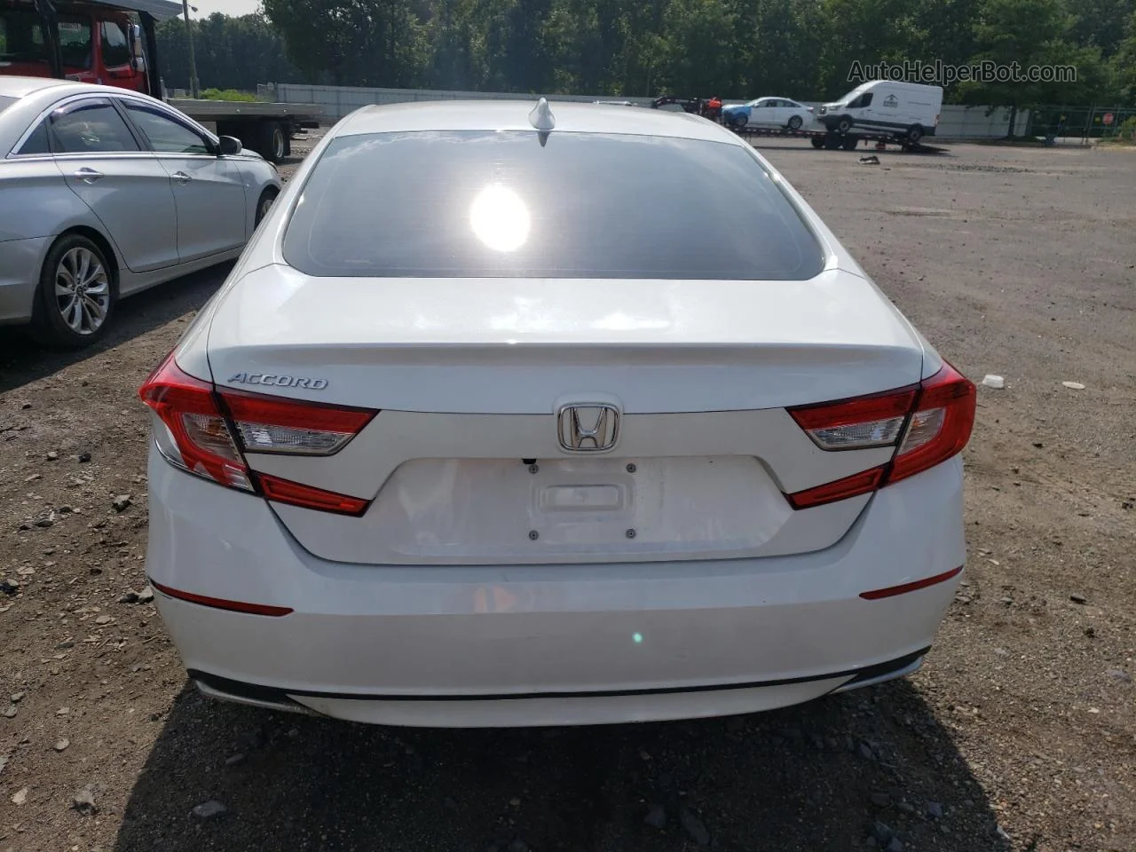 2019 Honda Accord Lx Белый vin: 1HGCV1F1XKA155920