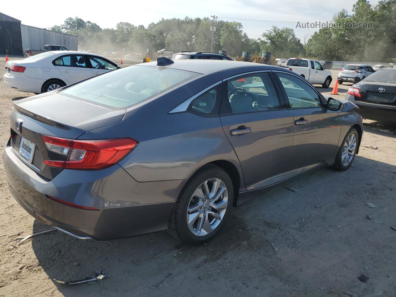 2020 Honda Accord Lx Gray vin: 1HGCV1F1XLA004304