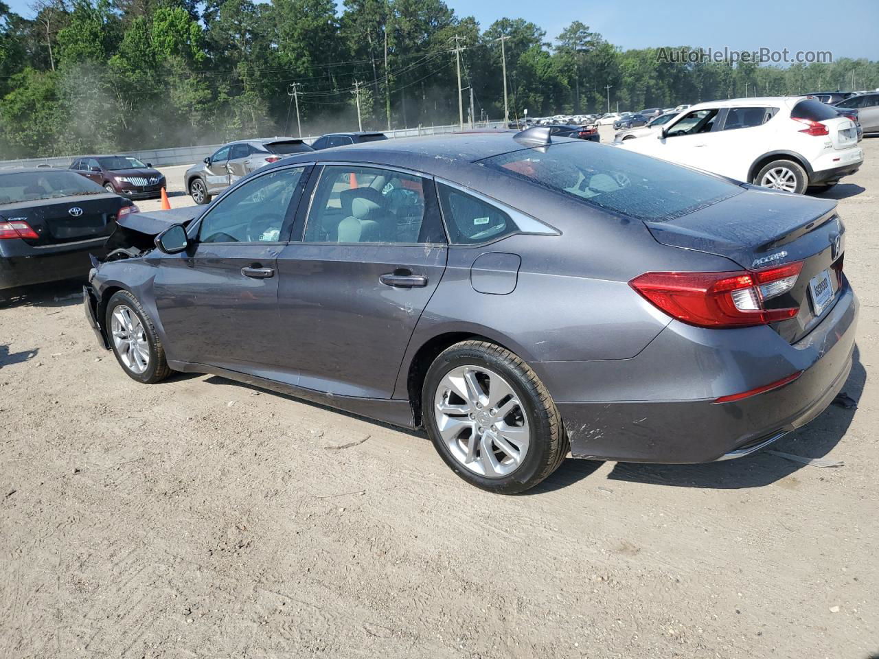 2020 Honda Accord Lx Gray vin: 1HGCV1F1XLA004304