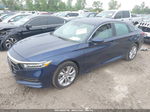 2020 Honda Accord Lx Blue vin: 1HGCV1F1XLA008904